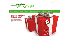 Desktop Screenshot of farmaciaberingues.com