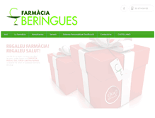 Tablet Screenshot of farmaciaberingues.com